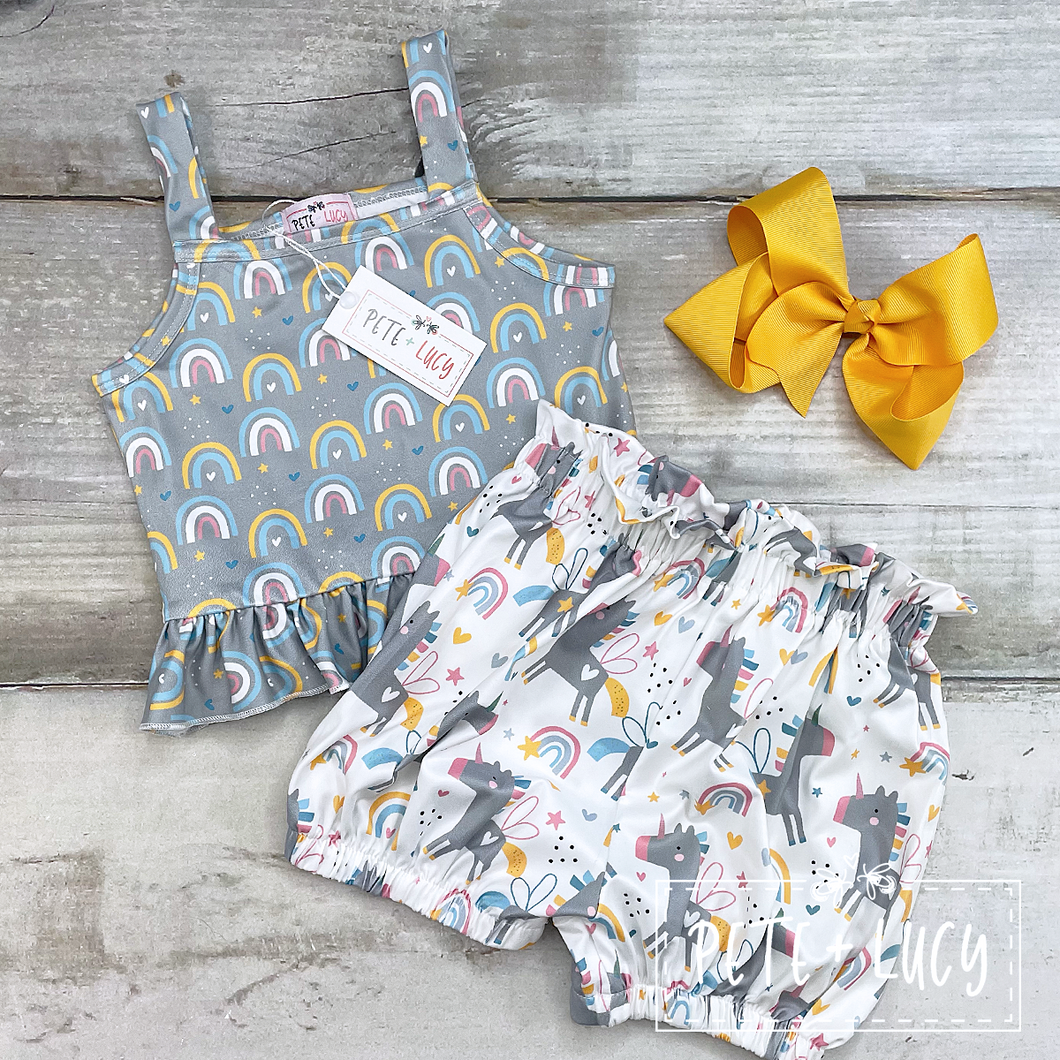 Unique Unicorn Short Set