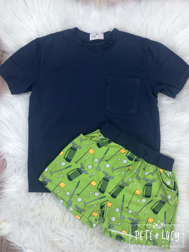 Golf Shirt & Short Set