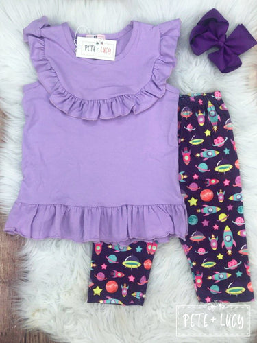 Space Girl Capri Set