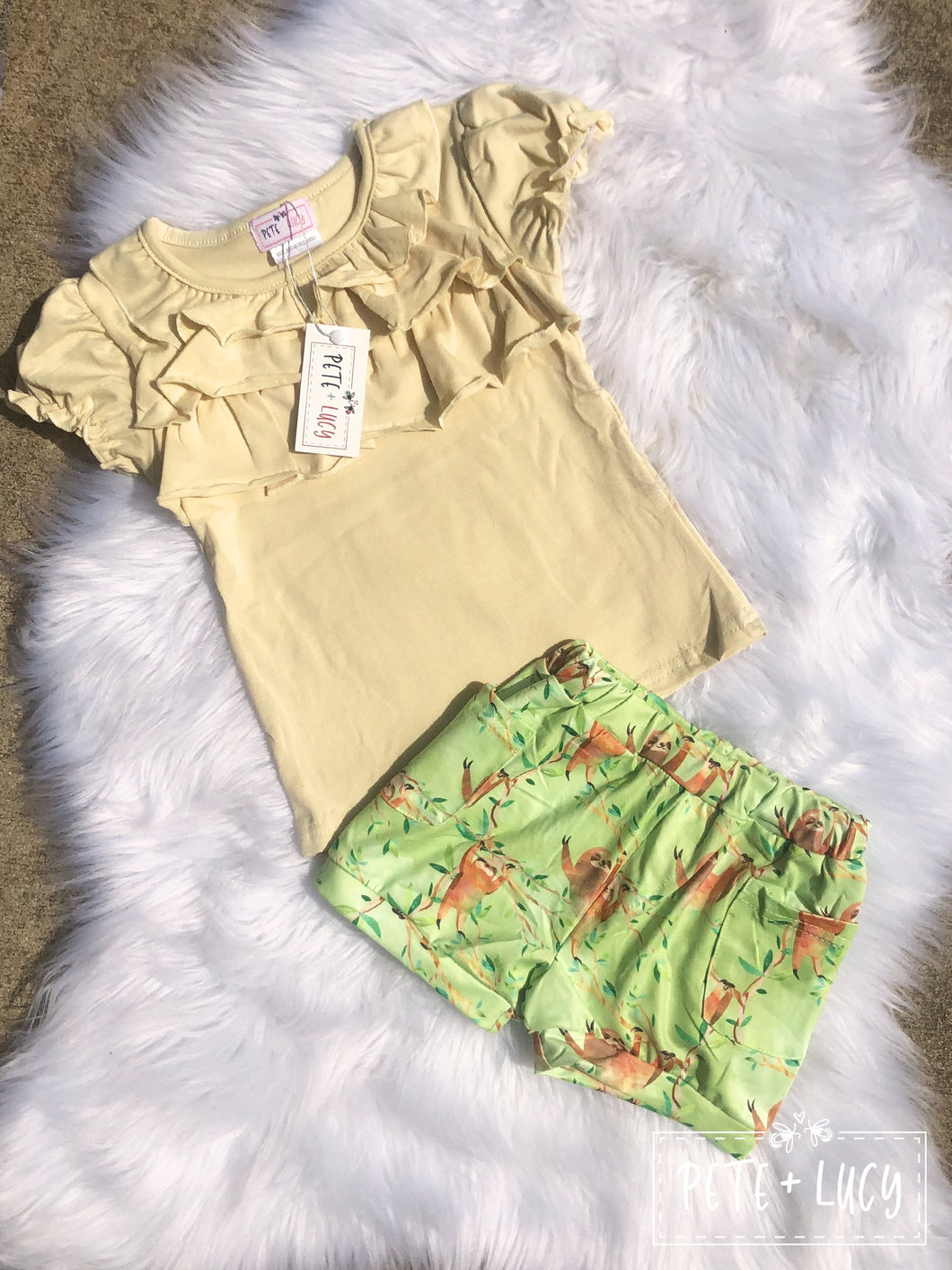 Sloth Short Set