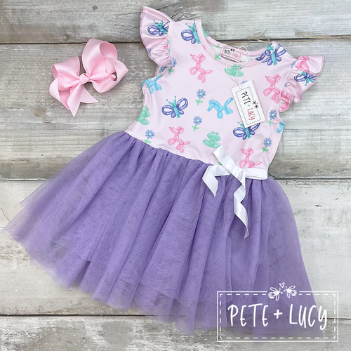 Balloon Animals Tutu Dress