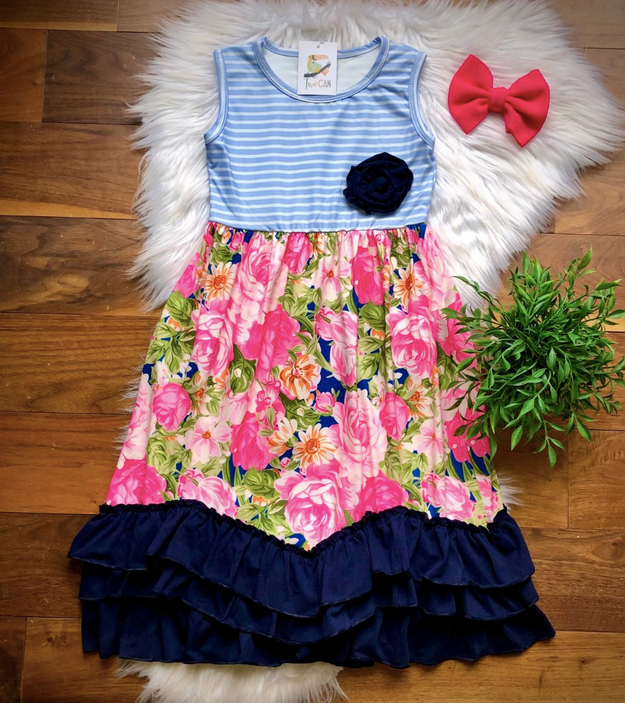 Floral Ruffle Dress