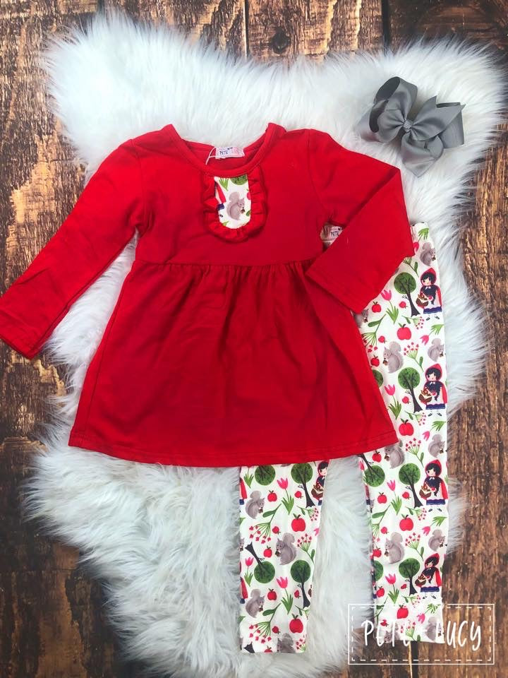 Red Riding Hood Pant Set